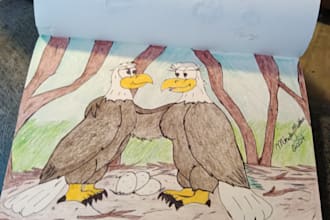 do childrens book illustration 100 percent ai free