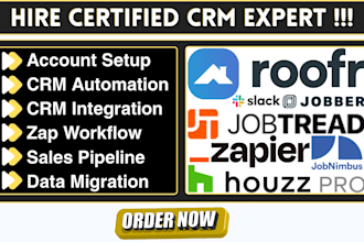 automate roofr automation jobnimbus crm jobtread houzz pro zapier integration