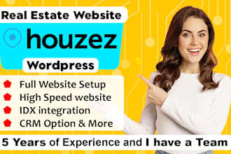 houzez real estate website development and customization