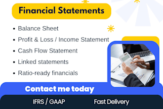 prepare clean financial statements for analysis and decision making