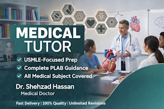 be your medical tutor and usmle mentor for step 1 and step 2