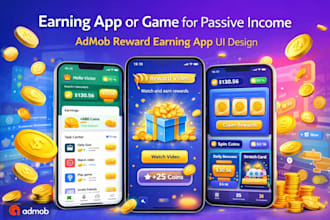 earning app or game for passive income, admob reward earning app