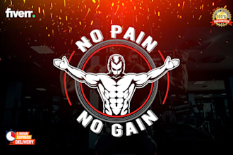 design gym motivational t shirt for fitness brand