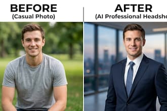 create professional ai linkedin headshots from your casual photos