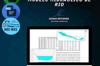 realizaré estudios hidrológicos y modelación en hec ras