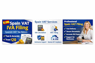 prepare and file spain vat iva tax return for autónomos and businesses