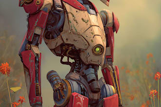 high quality robot, mecha concepts