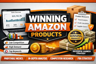 do amazon product research and winning product hunting for amazon fba pl product