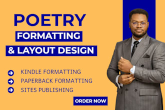 peotry book formatting, adobe indesign, kindle formatting, paperback formatting