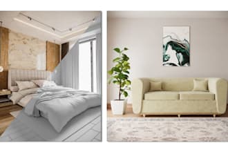 create realistic interior render