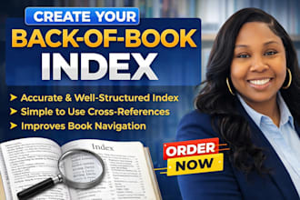 create your back of book index