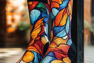design custom and unique socks design