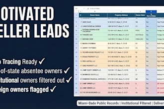 build absentee owner list with motivated seller leads for wholesalers