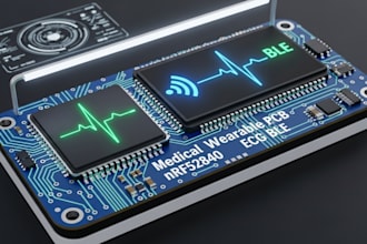 design medical wearable pcb with nrf52840 ecg afe ble integration