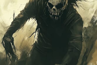 create a horror character