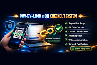 build paybylink setup with qr checkout and custom stripe links integration