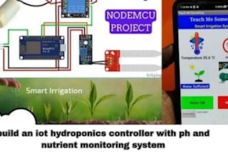 build  an iot hydroponics controller with ph and nutrient monitoring system