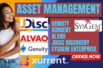 setup asset managment genuity xurrent jdisc discovery alvao sysgem enterprise