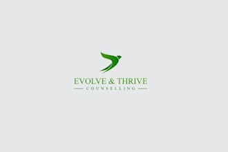 design bird represents mental health logo