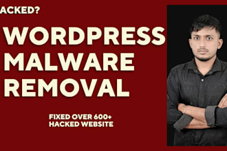 do wordpress malware removal, fix hacked site and secure your hosting