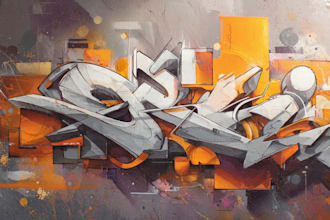create custom graffiti art designs murals and wall arts