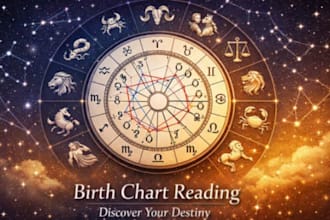 read your birth chart and reveal your personality, lave, and career path