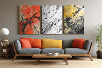 make mid century modern digital wall art for you