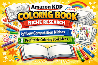 do amazon KDP niche research for coloring books and activity book