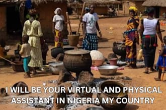 do anything for you in nigeria be your virtual assistant run errands do any task