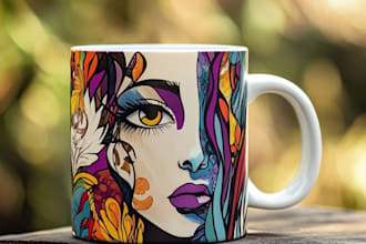draw a mug or coffee mug design