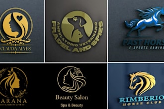 create minimalist hair salon logo design for stylish brands