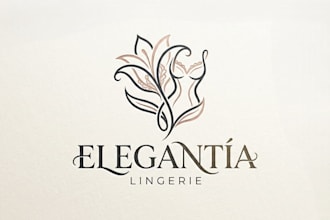 design an elegant and stylish lingerie logo