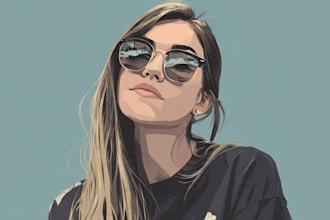 do a vector portrait for you