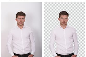 remove background ,cutout images and do clipping path