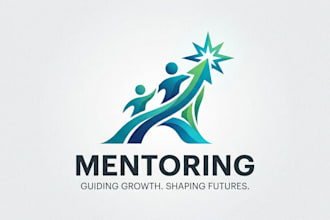design a professional and inspiring mentoring logo
