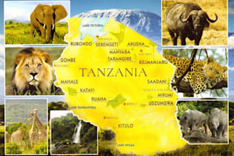 send you postcard from tanzania