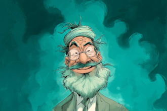 illustrate political leaders in creative caricature