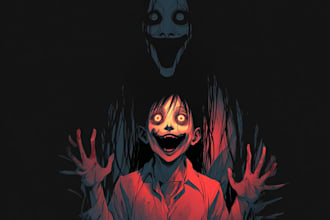 make a dark horror and fantasy horror character