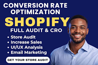 shopify expert shopify cro audit shopify store klaviyo omnisend specialist