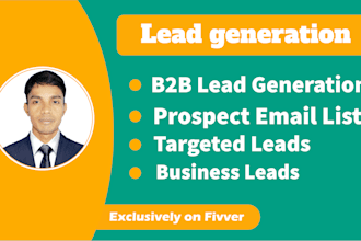 do b2b lead generation, linkedin leads, email list building