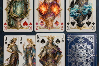 design playing cards, custom cards