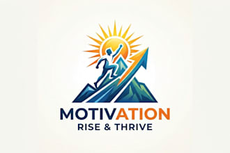 design an inspiring and professional motivation logo