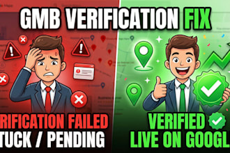 reinstate, setup, fix google business profile verification issues