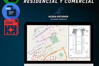 diseñaré el sistema de drenaje pluvial uso residencial o comercial