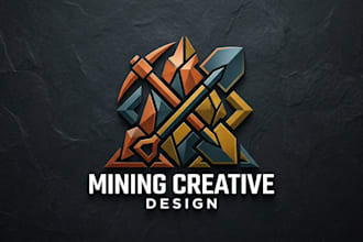 design a strong and professional mining logo