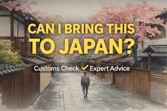help you avoid japan customs problems before traveling