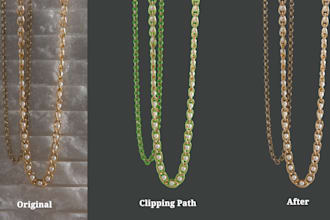 do professional background removal photo editing cutout image clipping path
