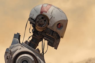draw anime style robot and mecha characters