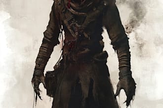 create a horror character