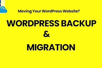 migrate wordpress website, backup and transfer your site safelyaboute